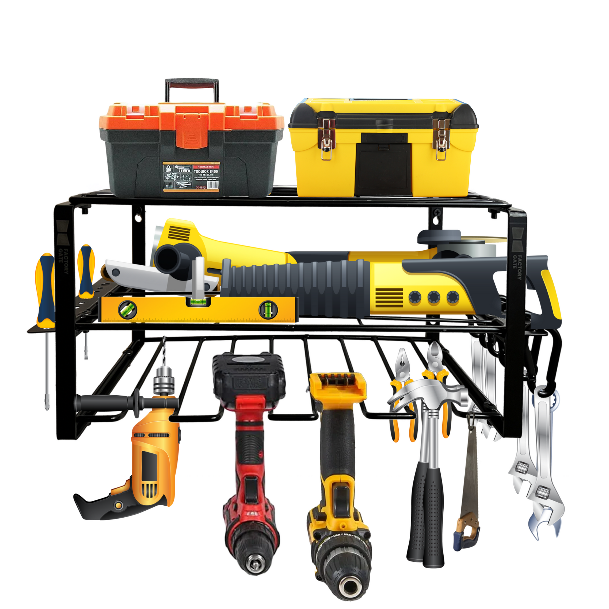 Tool Organizer | Garage Organization | Tool Storage | Garage Storage | Tool Box Organizer | Wrench Organizer | Power Tool Organizer | Power Tool