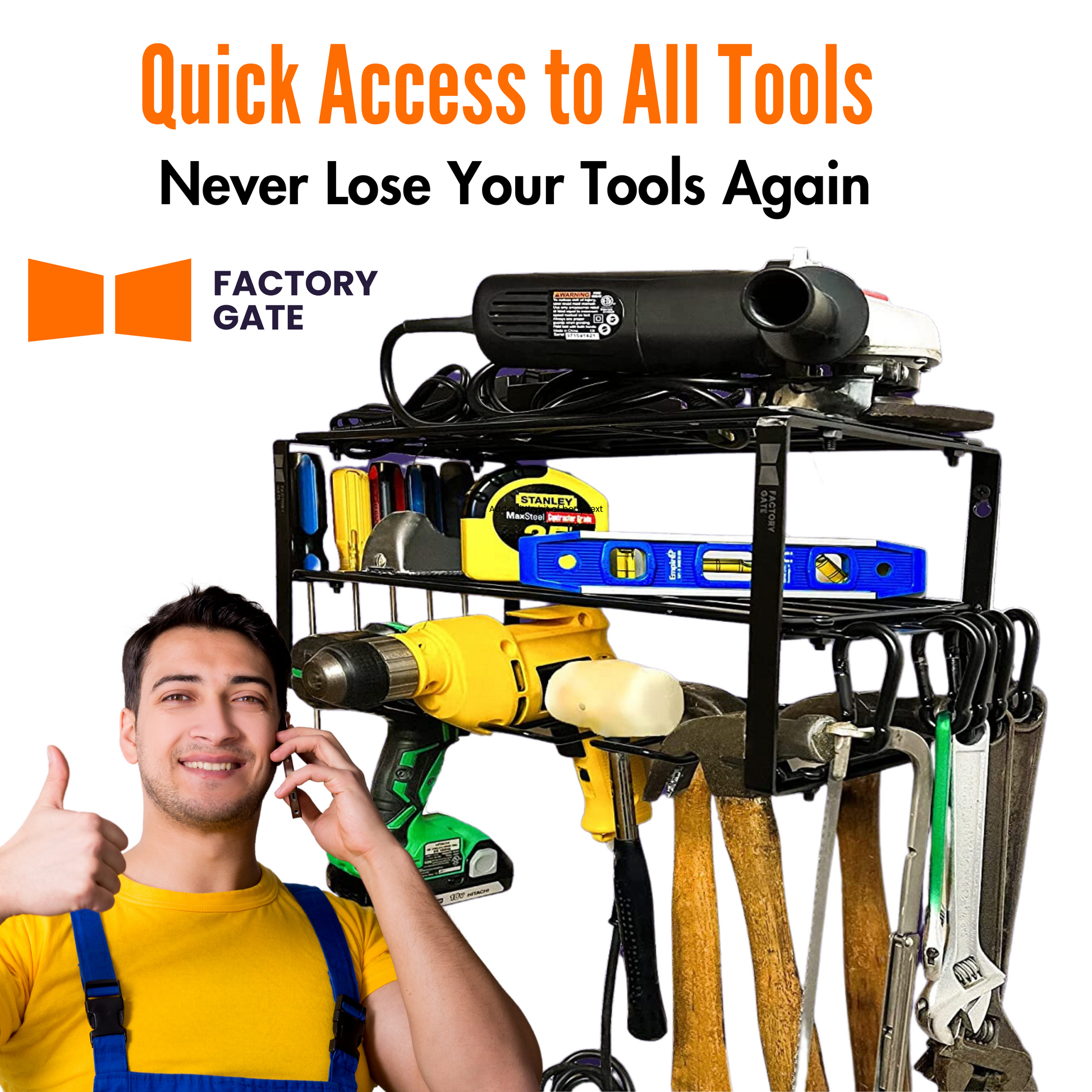 Tool Organizer | Garage Organization | Tool Storage | Garage Storage | Tool Box Organizer | Wrench Organizer | Power Tool Organizer | Power Tool